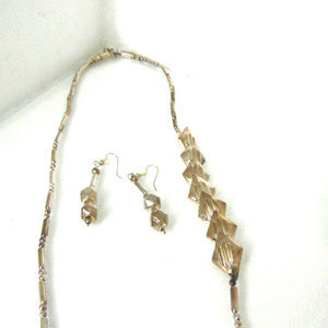 FINAL MARKDOWN Vintage  80's Necklace Large Alloy  Made in India